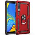 Shockproof Armor Case For Samsung Galaxy A7 2018 Phone Case Car Ring Stand Bumper Silicone Back Cover. 