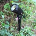 7W LED Garden Spike Light – Outdoor Blue Focus Landscape Spotlight | IP65 Waterproof & 180° Adjustable | Black Body Yard Lamp for Pathways, Lawns, Trees, Decorative Garden Lighting. 
