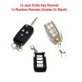 Motorcycle Remote Security Lock Anti Theft Alarm System For Bike Motorcycle Self Start-er Bikes with Jack Knife Key. 