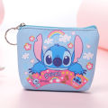New Disney Stitch Coin Purse Cartoon Anime Pu Key Case Coin Storage Bag Children Wallet Mini Clutch Christmare Gifts for Kids. 