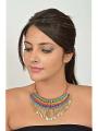 Handmade Funky Thread Choker Necklace. 