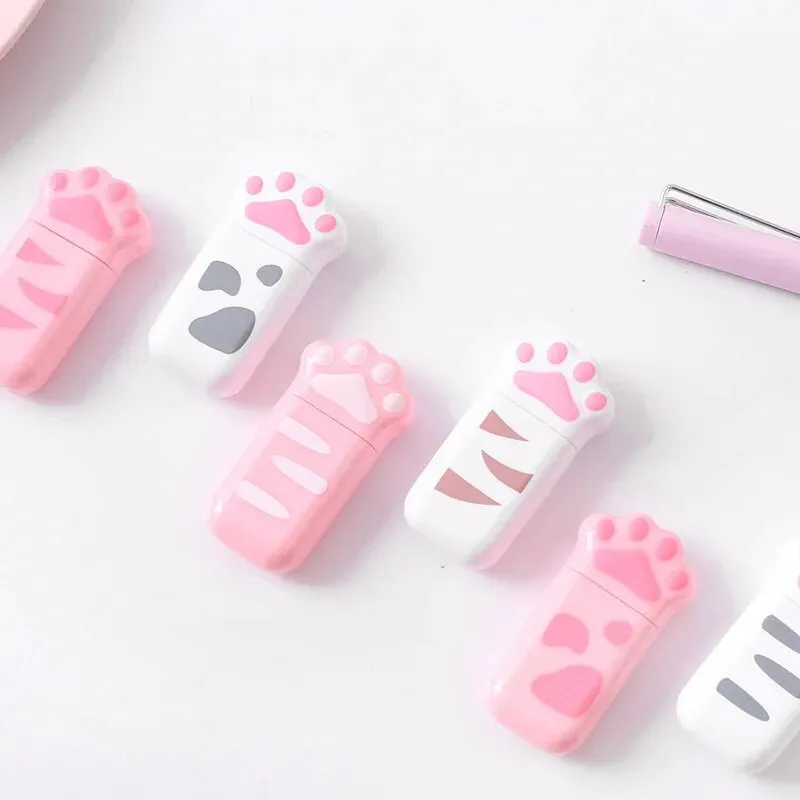 RAN Cute Cat Paw Correction Tape Stationery Corrector Student Altered Tapes Kawaii | Shopee