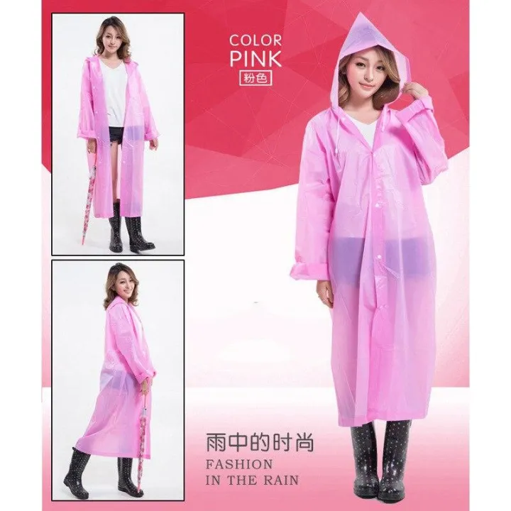Outdoor%20Raincoat%20Portable%20Rain%20Poncho%20Adult%20Non-disposable%20Transparent%20Hoodie%20EVA%20Waterproof%20Raincoats.%20-%20Image%202