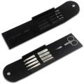 Tweezers Set of 5, Stainless Steel Eyebrow Tweezer Scissors Set with Travel Case for Brow Facial/Ingrown Hair, Splinter (Black). 