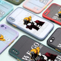 UCUC for Samsung Galaxy A20 / A30 Back Cover Anime Luffy Frosted Transparent Hard Phone Case Thin Shockproof Full Cover Camera Protect Case. 
