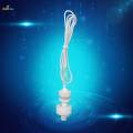 White Wired Liquid Water Level Sensor, Right Angle Float Switch for Fish Tank. 