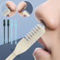 360° Rotating Nose Razor Washable Nose Hair Trimmer Hair Remover Nose Clean Manual Nostril Cleaning Double Head Makeup Tool. 