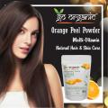 Go Organic Orange peel powder for hair conditioning, skin care (100). 