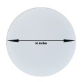 2 Piece Of 16X16 Inches Round Canvas For Painting - Canvas Board 16 x 16. 