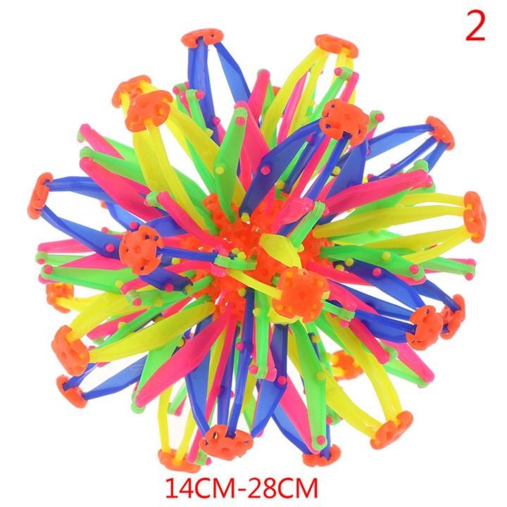 Baby throwing ball stretching shrinking ball sphere toy expanding ball toy