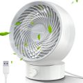 SmartDevil New USB Desk Fan, Small Personal Desktop Table Fan with Strong Wind, Quiet Operation Portable Mini Fan for Home Office Bedroom Table and Desktop (White) uk import. 
