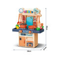 Water Spray Kitchen Toy Cooking Set Musical Lights Kids Kitchen Set Electric Mini Pretend Play Kitchen Toys Mini Spraying Kitchen Set. 