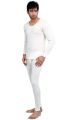 Thermal Suit - Full Body Suit Thermal Body Warmer - Full Suit For Unisex Men And Women For Winters Perfect Quality Innerwear Full Sleeve Shirt And Trouser Underwear (Full Suit) - White Color - Body Warmer - Thermal - Innerwear - Underwear. 
