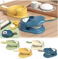 MS - 2 in 1 Dumpling Samosas Maker Ghughra Momos Maker Machine, Dumpling Skin Press Mould for Momos Making,Dumpling Maker Mould Machine, Dumpling Making Tool with Dumpling Puri Maker - 1 Piece. 