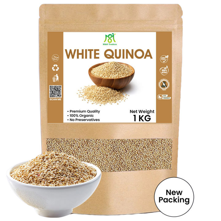 White Quinoa Seeds For Weight Loss | Imported Qinoua Washed 1 Kg
