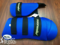 Premium Quality Double Thigh Pad Set - Professional & Club Cricket Standard Thigh Guard - Moonwalkr - Blue. 