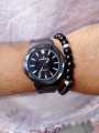 LUXURY CLASIC BLACK WATCH FOR MEN-BUISNESS QUARTZ WATCH FOR BOYS-PREMIUM BLACK WATCH-STYLISH BLACK EDITION watches-casual watch- Imported top quality watch- Branded watch-high Quality watch- Fashion wrist watch- positif watch for men-watches for men-. 