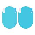 2pcs 95 x 135mm 2in1 Car Rearview Mirror Rainproof Film Anti Fog Window Foils Rear View Mirror Stickers Screen Protector. 