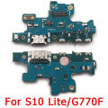 Charging Port for Samsung Galaxy S10 Lite G770 USB Charge Board Dock Connector Flex Cable Replacement Spare Parts. 