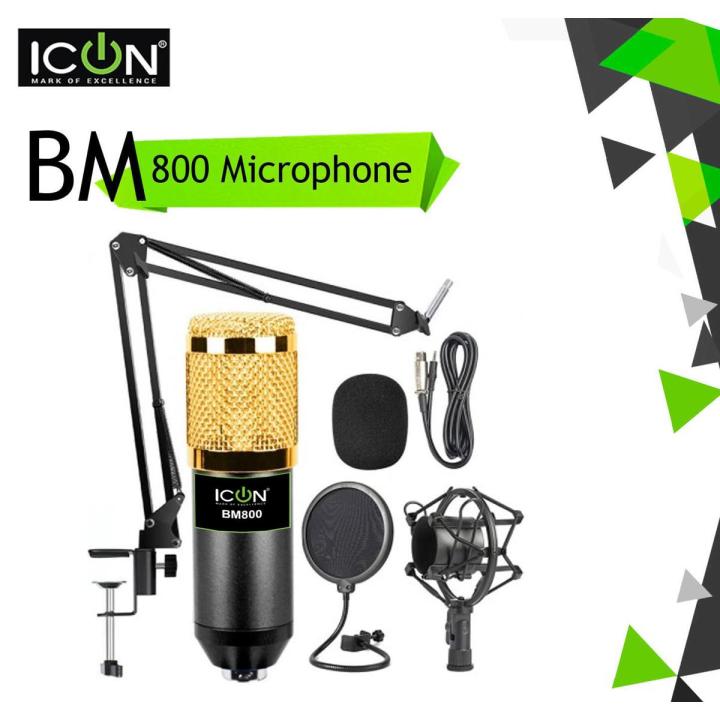 BM800 Condenser Microphone Full Kit Adjustable Mic Suspension Scissor