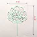 Reusable Cake Topper Acrylic Cake Topper Happy Birthday Cake Decoration. 