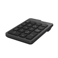 A4tech Fstyler FGK21C 2.4G Wireless Numeric Keypad - Backspace Key - USB C Rechargeable - For PC, Laptop, Mac - Grey. 