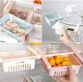 NA Fridge organizer basket Stretchable "ElasticEase: The Singular Stretchable Fridge Basket". 