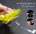 IPHONE 12 PRO MAX FRONT 9H FLEXIBLE GLASS BACK HYGROJEL JELLY FULL BENDING. 