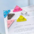 Paper Clip Triangle Corner Clips Kawaii Page Holder File Index Photo Clamp Korean Stationery Office School Desk Organizer. 