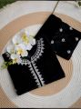 BBA | Stitched Shaneel Embroidery Pocket 2 Piece Dress For Women's Fashion. 