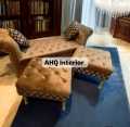 4 Seater Modern Tufted Puffy Sofa Set important Malai velvet 5 years guarantee Sale Available all colors customize. 