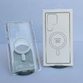 Samsung Galaxy Magnetic MagSafe Compatible Protective Clear TPU Transparent Case For all Series. 