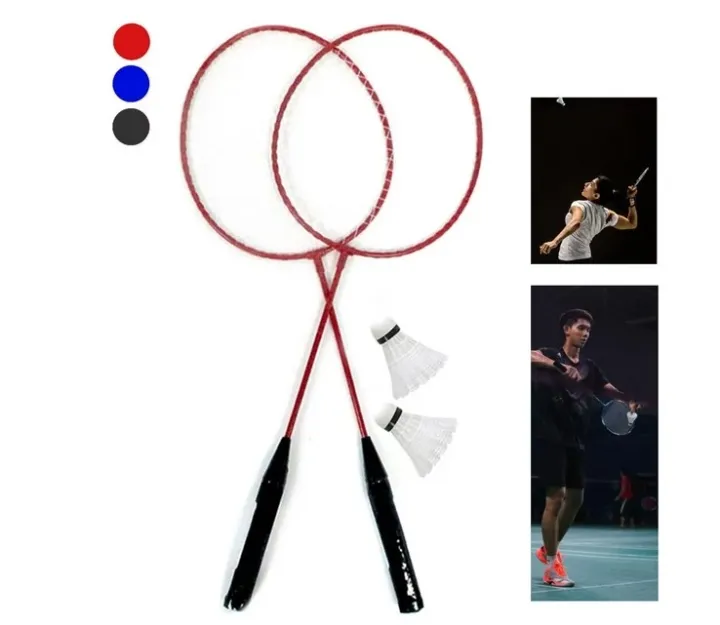 Badminton%20Rackets%202%20pec%20set%20For%20kids%20and%20Adults%20Mesh%20Packing%20with%20Free%202%20Shuttle%20Inside%20-%20Image%202