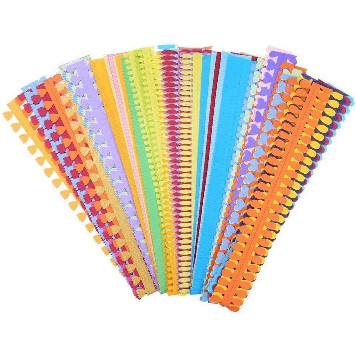 IMISNO DIY Flower Design Paper Quilling with Slotted Tool - Handcrafted Gifts (8 Style)- 80 strips- 10 inches each