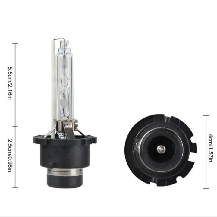 D4R HID Bulbs, Xenon Headlight Replacement Bulb 35W High Low Beam for Toyota Lexus, Pack of 2