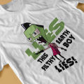 ZIM Invader Lies This Filthy Earth Boy Lies Tshirt Graphic Men Classic Fashion Summer Clothing Cotton Harajuku T Shirt. 