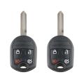 Car Smart Remote Key 4 Buttons Car Key Fob for Ford Mustang 315Mhz. 