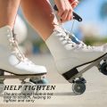 4Pcs Folding Shoe Lace Puller,Portable Lace Tightener Tool,Skate Lace Tightener for Hockey Ice Skates Figure Skates Boot. 