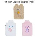 11 inch Laptop Bag for iPad Case Cute Cartoon Animal Tablet Storage Bag Portable Zipper Laplop Case for iPad Protective Cover. 