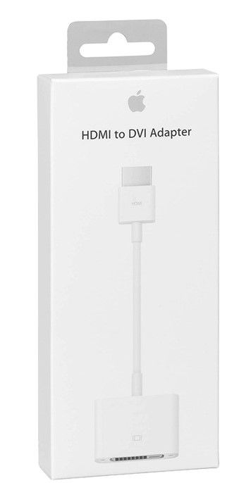 HDMI TO DVI ADAPTER APPLE | MJVU2AM/A | WHITE | FACTORY SEALED