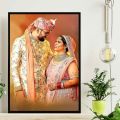 Customizable Digital Photo Frame with Crystal Finish, Available in Sizes 4x6 to 12x18. 