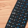 【3C VictoryEagle Store】FFFAS Russia Russian Keyboard Sticker Dull Polish Key Cap for PC Notebook Laptop Belarus online small gift. 
