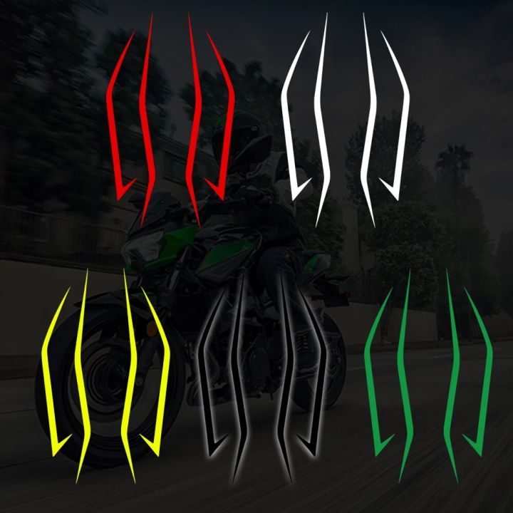 Motorcycle Front Pull Headlight Decals NINJA400 H2 H2SX Reflective Cool Fairing Sticker for Kawasaki Ninja NINJA400 H2 H2SX