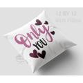 Custom Pillow Valentine Day Only You Valentine Gifts For Love. 