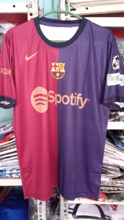 Barca%20FC%20barcelona%20Home%20Lamine%20Yamal%20Football%20Jersey%20T-Shirt%202024%202025%20Half%20sleeve%20-%20Image%203