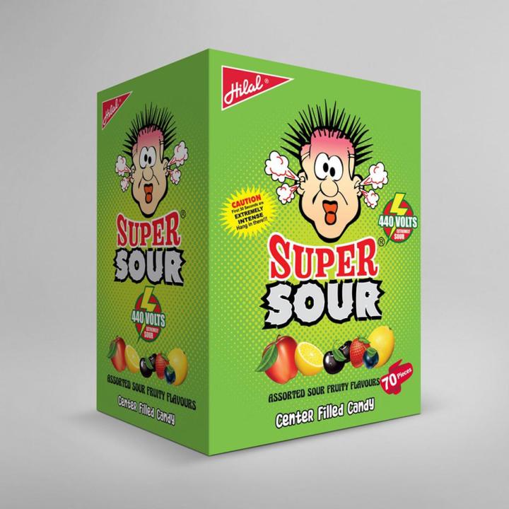 Candeez Super Sour Box (70 Pieces)