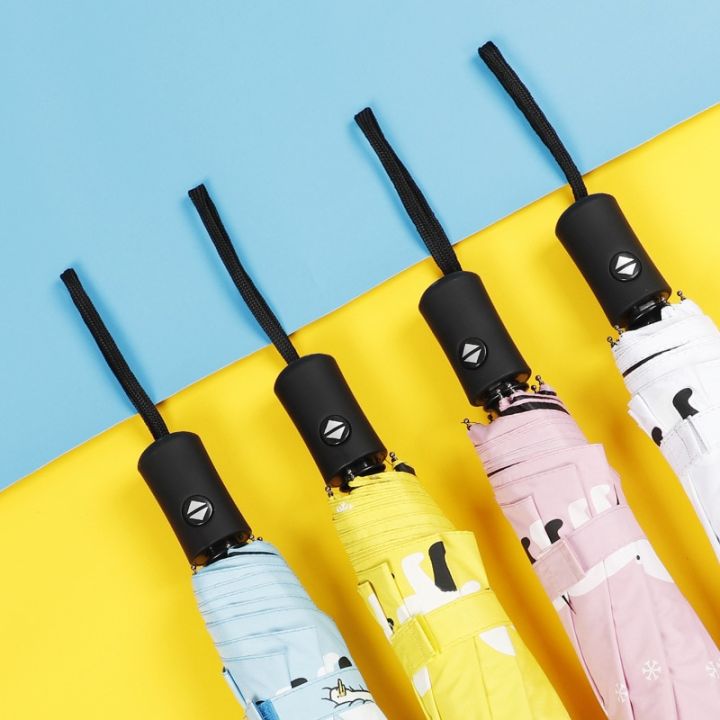 %E3%80%90Happier%E3%80%91Hot%20selling%20Fashion%20Women%20Accessories%20Umbrellas%20%20Creative%20Automatic%20Umbrella%20Small%20Clarity%20Penguin%203%20Folding%20Umbrella%20Parasol%20Men%20Women%20Black%20Glue%20Kids%20Umbrella%20-%20Image%204