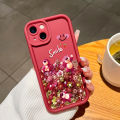 UCUC for Vivo Y20 Y12S Y12A Y20i Y20S Y20S G Back Cover Smile Cute Bear Ladder Camera Soft Rubber Protection Phone Case. 