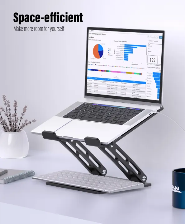 ZAW%20Dual%20Shaft%20Laptop%20Stand%20for%20Desk%20Acrylic,%206MM%20Adjustable%20Desk/Table%20Laptop%20Stand,%20Foldable%20Ergonomic%20Gaming%20Laptop%20Stand%20With%20Anti%20Slip%20Rubbers,%20Compatible%20with%20All%20Laptops%2010-17.3''%20-%20Image%204