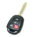 Toyota altis 4 button key shell. 